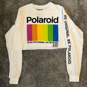 Long sleeve crop top